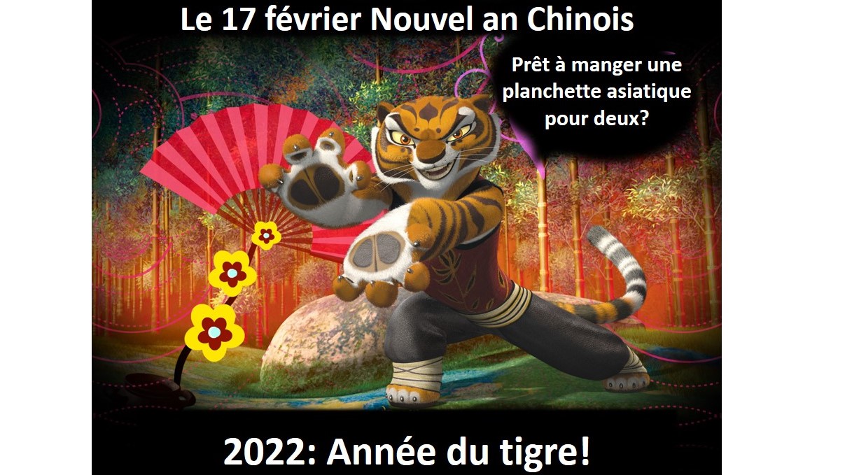 Planchette du Nouvel an Chinois Jeudi 17 février